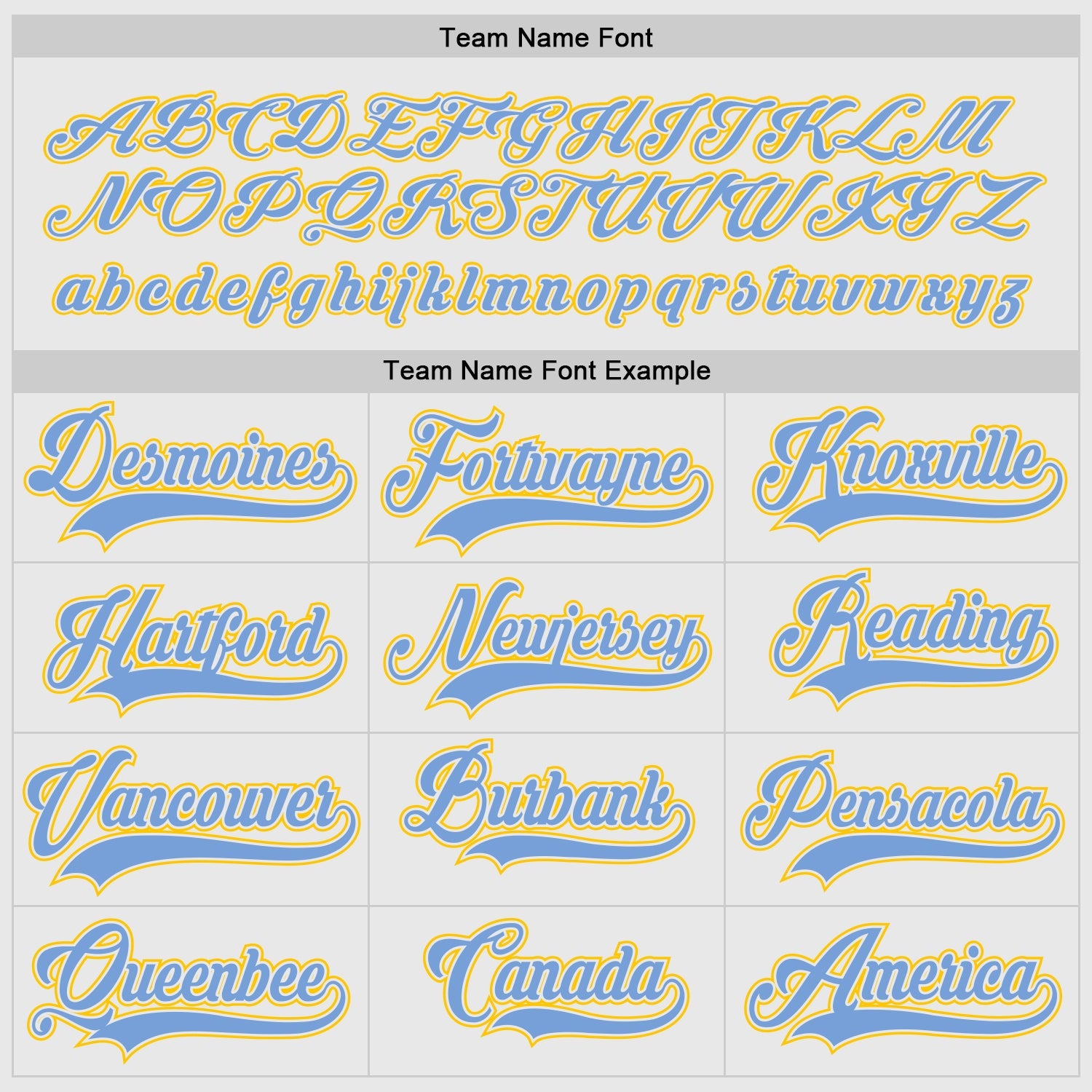 Custom White Light Blue-Gold Hockey Jersey - Sky-Custom