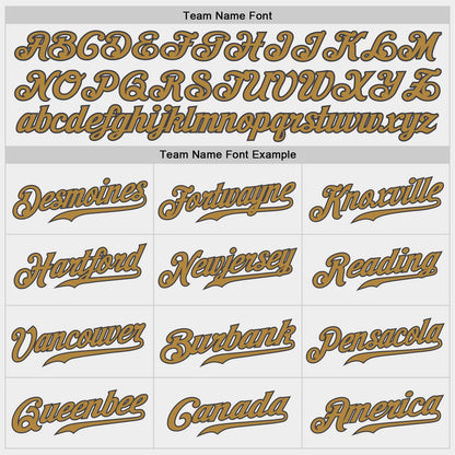 Custom White Steel Gray-Old Gold Authentic Baseball Jersey - Sky-Custom