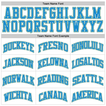 Custom White Blue-Kelly Green Authentic Throwback Basketball Jersey - Sky-Custom