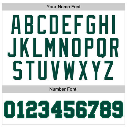Custom White Green-Kelly Green Authentic Throwback Basketball Jersey - Sky-Custom