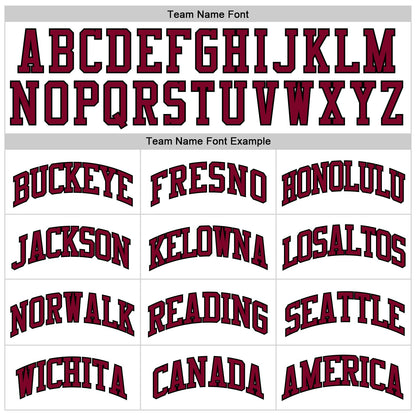 Custom White Maroon-Black Authentic Throwback Basketball Jersey - Sky-Custom