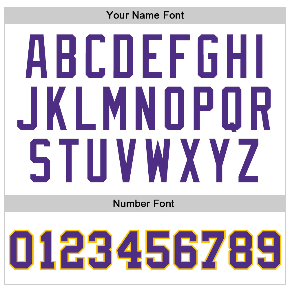 Custom White Purple-Gold Authentic Throwback Basketball Jersey - Sky-Custom