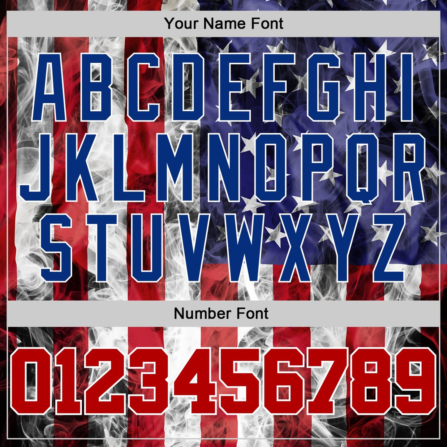 Custom White Red-Royal 3D American Flag Authentic Baseball Jersey - Sky-Custom