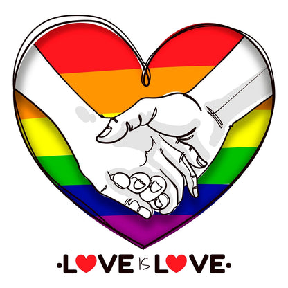 Custom White Red-Black Rainbow Colored Heart For Pride Month Love Is Love LGBT Authentic Baseball Jersey - Sky-Custom