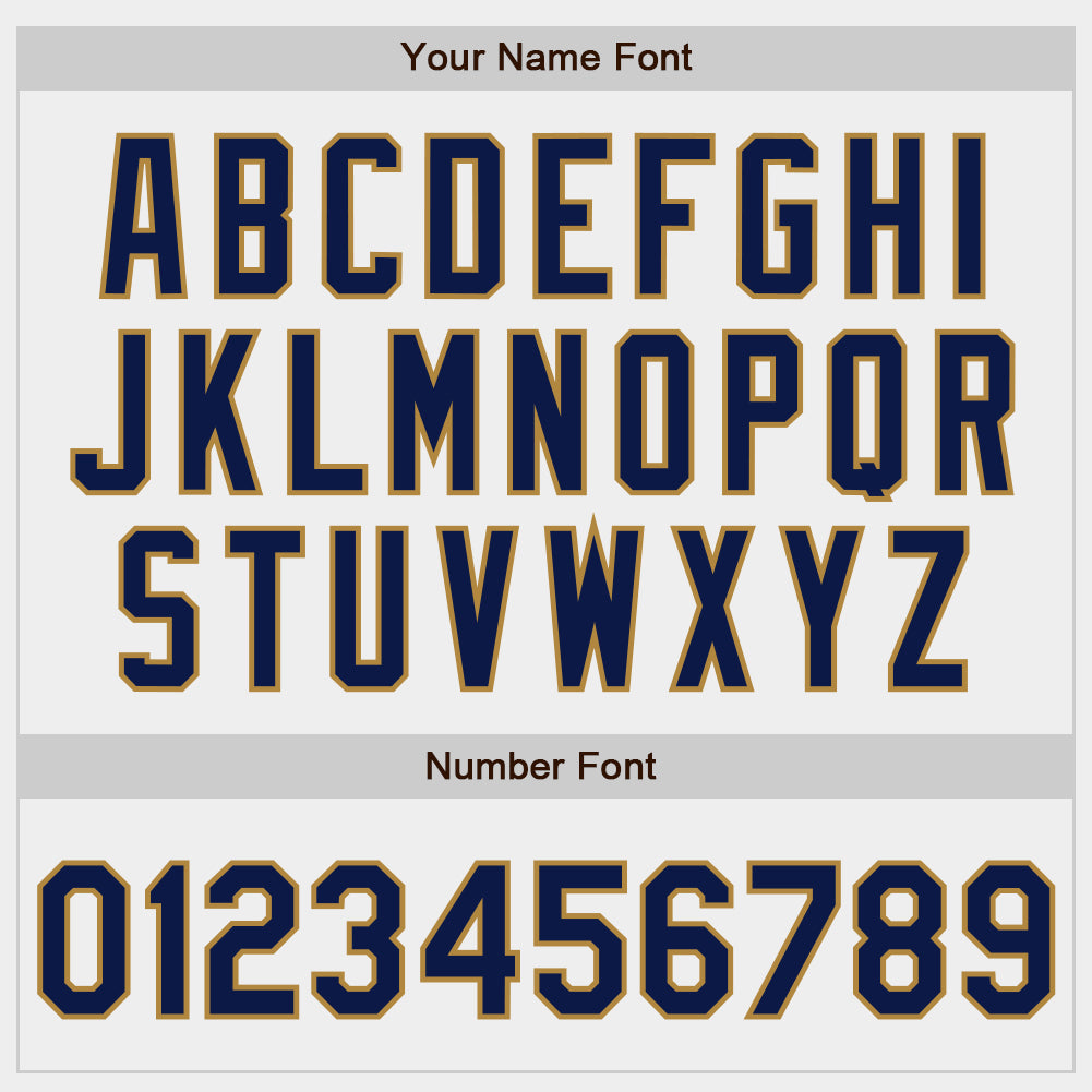 Custom White Navy-Old Gold Authentic Baseball Jersey - Sky-Custom