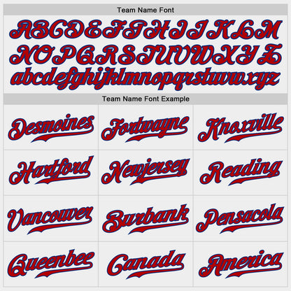 Custom White Red-Royal Authentic Baseball Jersey - Sky-Custom