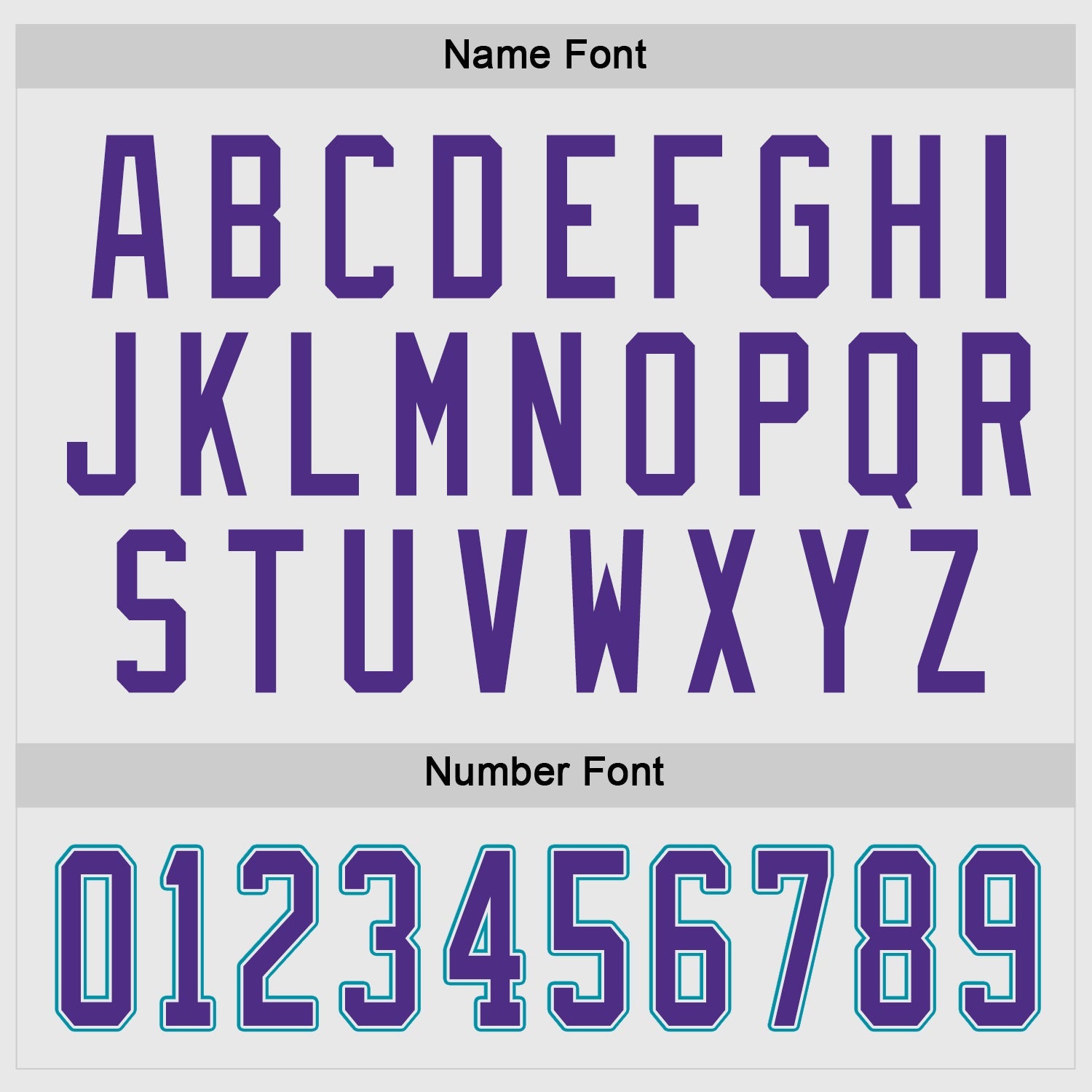 Custom White Purple-Teal Hockey Jersey - Sky-Custom