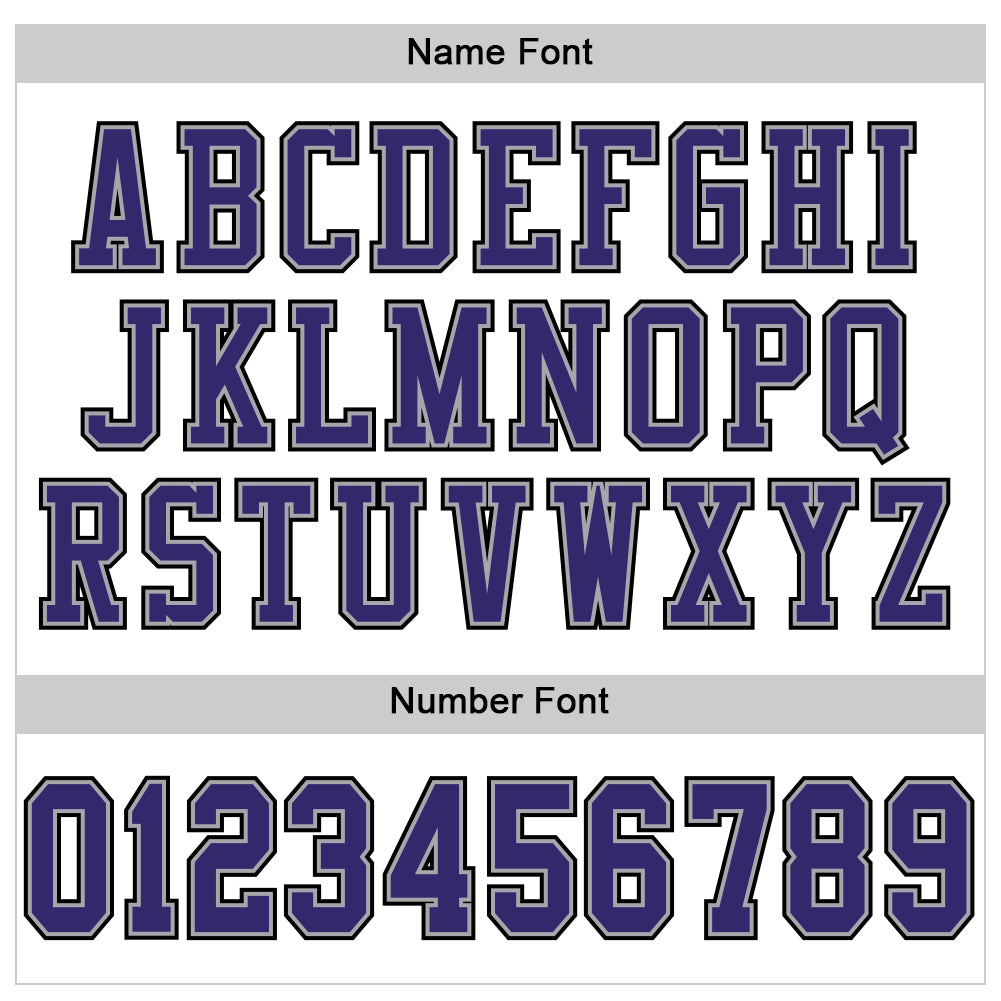 Custom White Purple Gray-Black Mesh Authentic Football Jersey - Sky-Custom