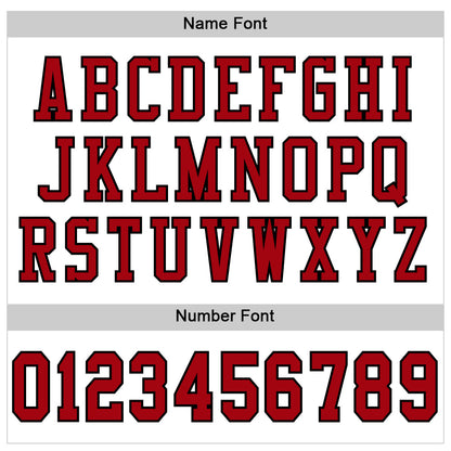 Custom White Red-Black Mesh Authentic Football Jersey - Sky-Custom