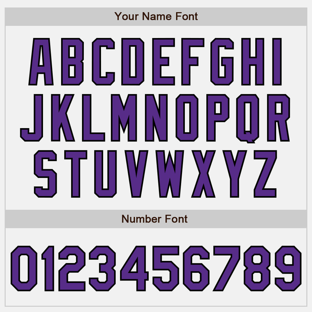 Custom White Purple-Black Authentic Baseball Jersey - Sky-Custom