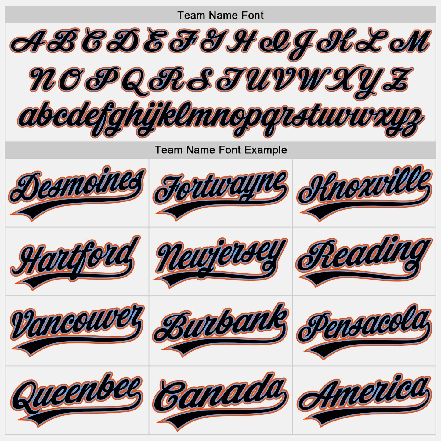 Custom White Black Powder Blue-Orange Authentic Baseball Jersey - Sky-Custom