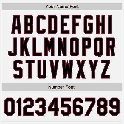 Custom White Black-Crimson Authentic Baseball Jersey - Sky-Custom