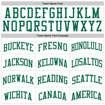 Custom White Kelly Green Pinstripe Kelly Green Authentic Basketball Jersey - Sky-Custom