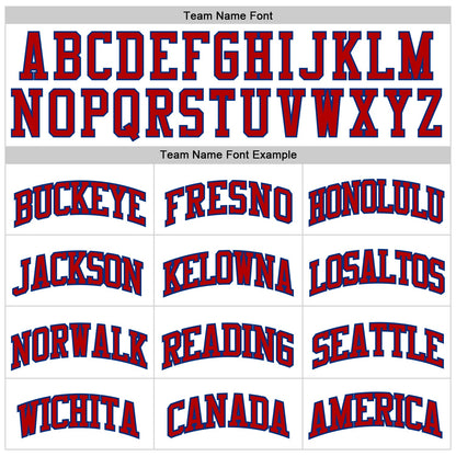 Custom White Red-Royal Authentic Throwback Basketball Jersey - Sky-Custom