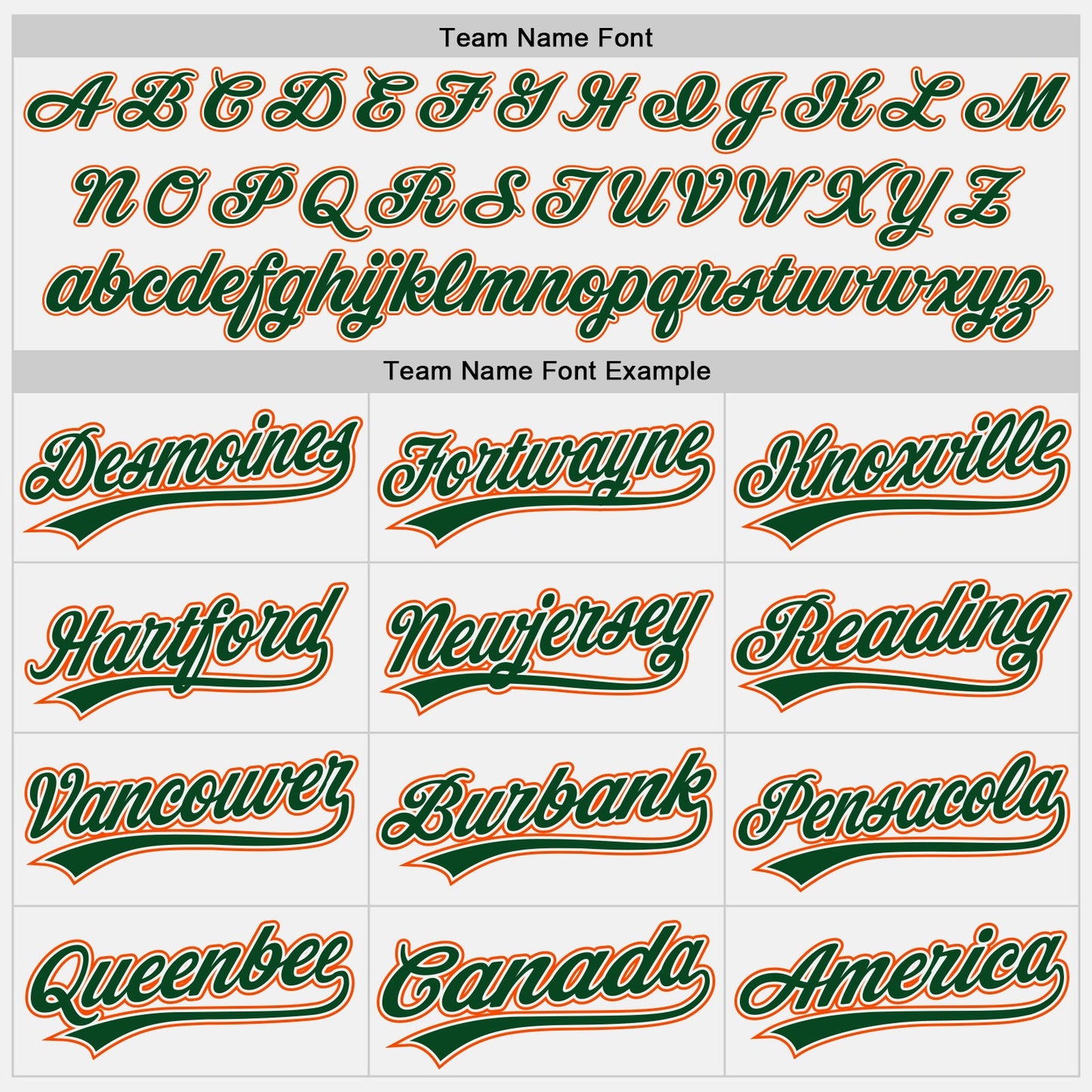 Custom White Green Pinstripe Green-Orange Authentic Baseball Jersey - Sky-Custom