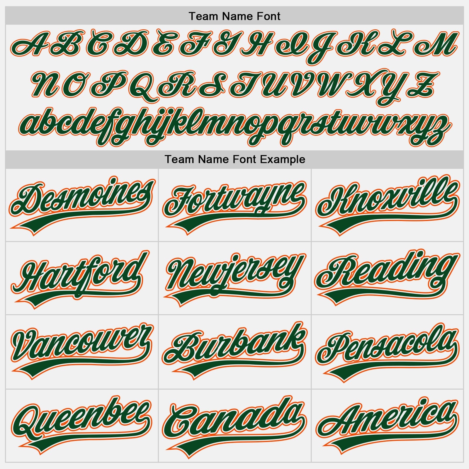 Custom White Green Pinstripe Green-Orange Authentic Baseball Jersey - Sky-Custom