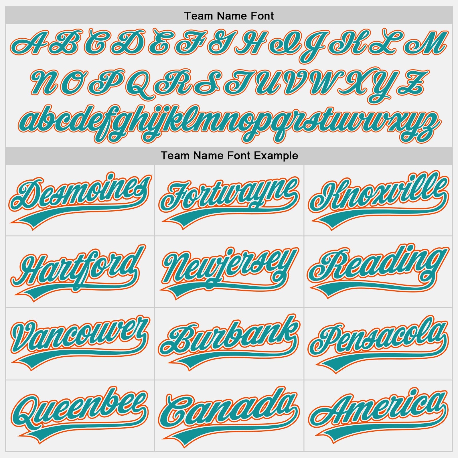 Custom White Teal Pinstripe Teal-Orange Authentic Baseball Jersey - Sky-Custom