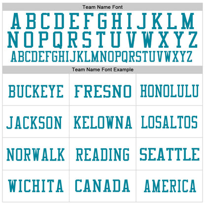 Custom White Pink-Teal Mesh Authentic Football Jersey - Sky-Custom