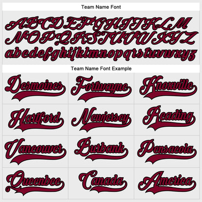 Custom White Maroon-Black Hockey Lace Neck Jersey - Sky-Custom