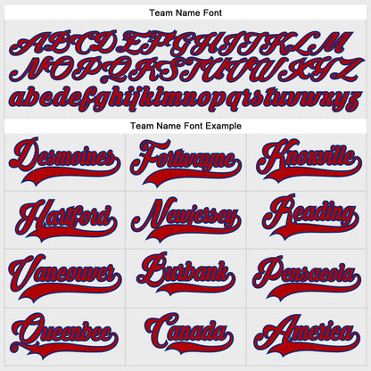 Custom White Red-Royal Hockey Lace Neck Jersey - Sky-Custom