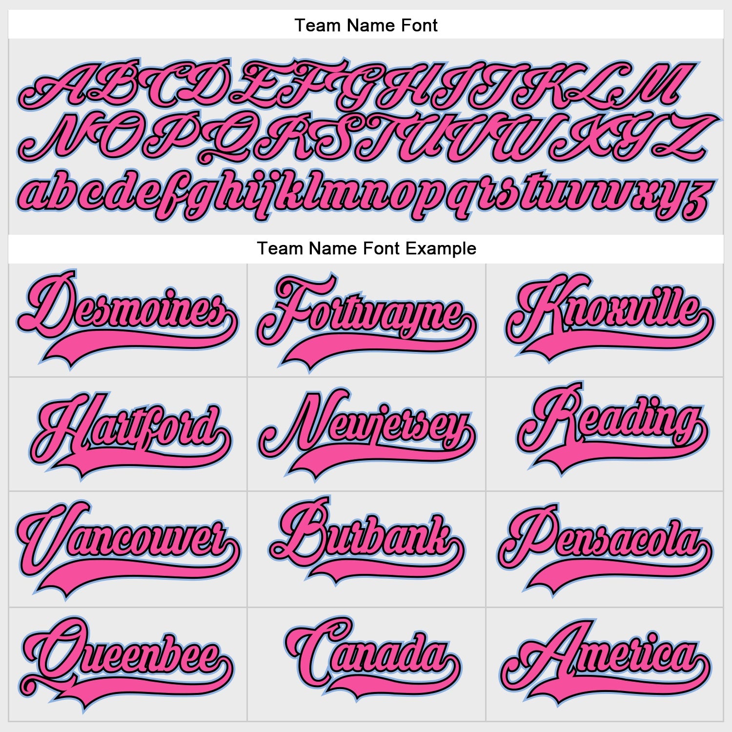 Custom White Light Blue Black-Pink Hockey Lace Neck Jersey - Sky-Custom