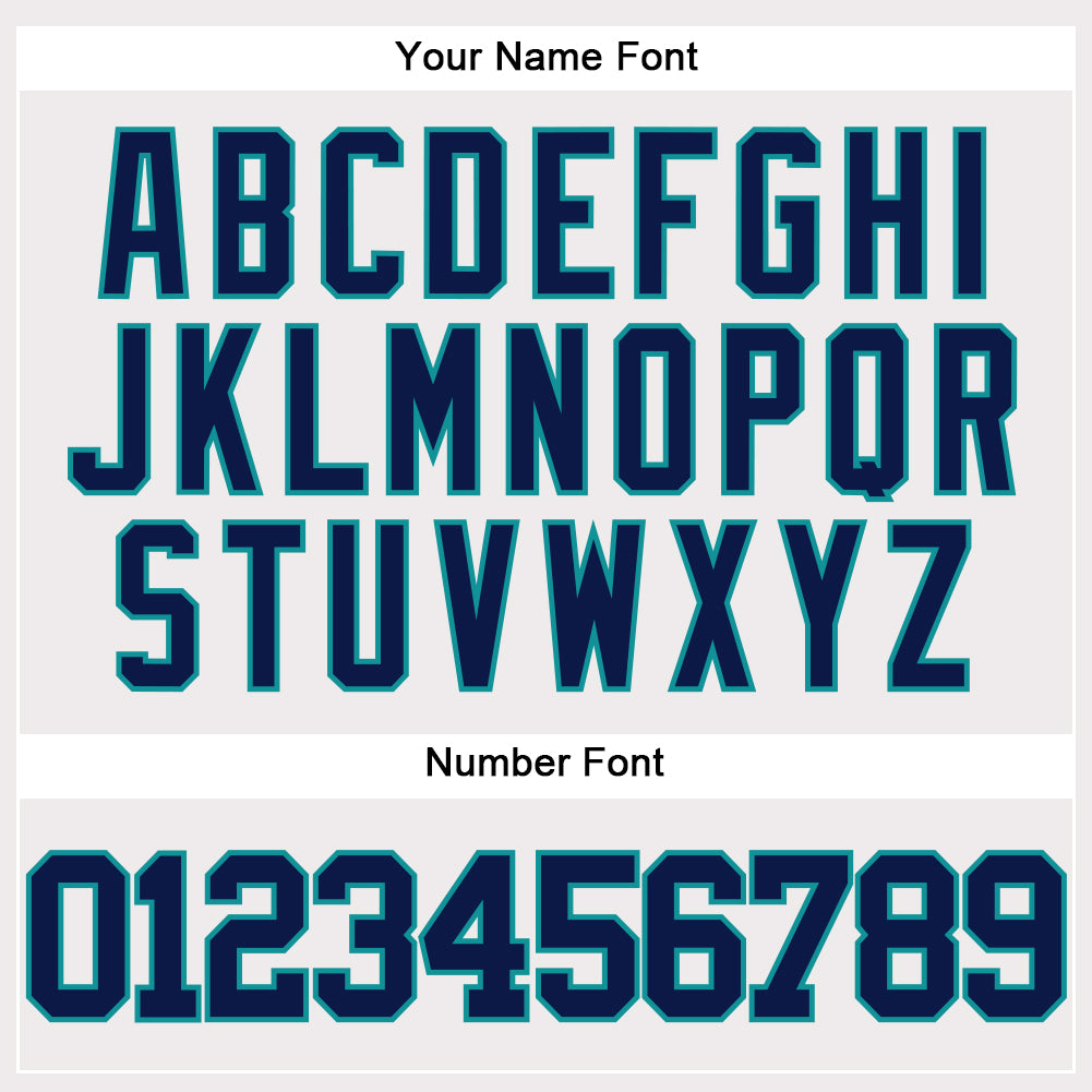 Custom White Navy-Teal Authentic Baseball Jersey - Sky-Custom