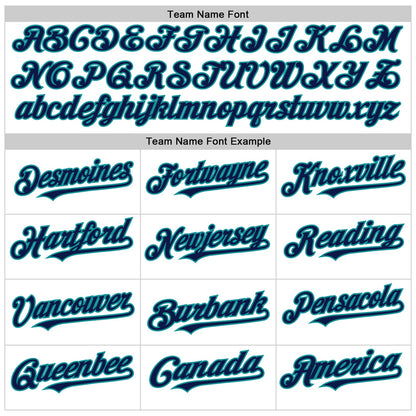 Custom White Navy Pinstripe Teal Authentic Sleeveless Baseball Jersey - Sky-Custom