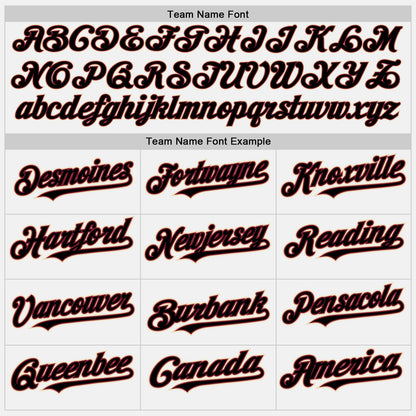 Custom White (Black Crimson Pinstripe) Black Crimson-Cream Authentic Baseball Jersey - Sky-Custom