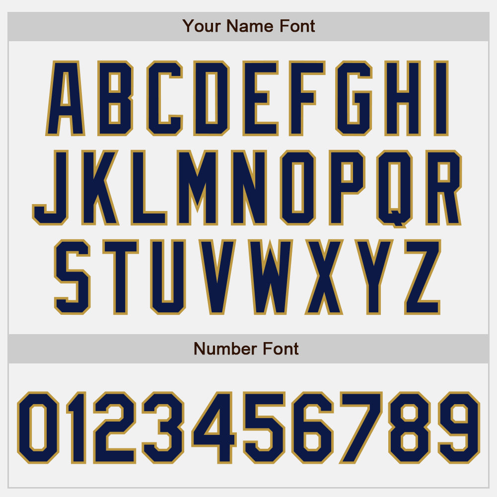 Custom White (Navy Old Gold Pinstripe) Navy-Old Gold Authentic Baseball Jersey - Sky-Custom