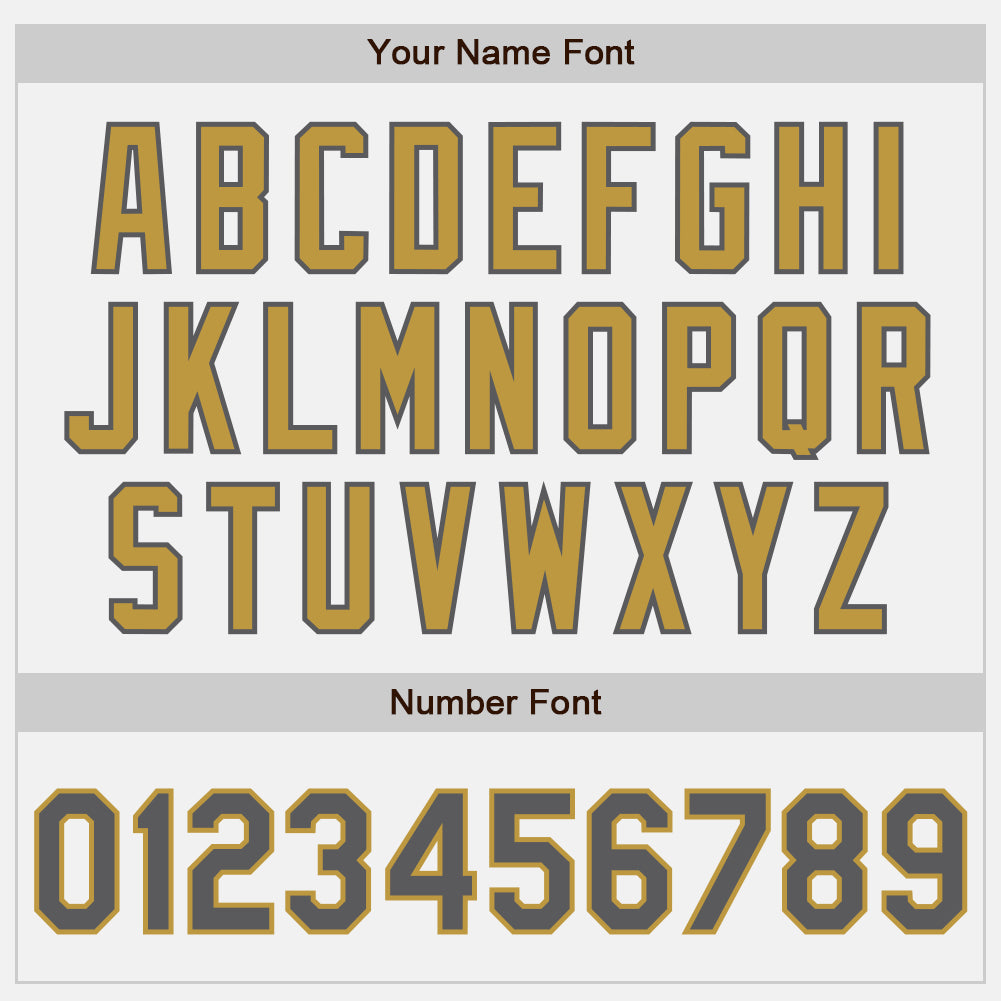 Custom White (Steel Gray Old Gold Pinstripe) Steel Gray-Old Gold Authentic Baseball Jersey - Sky-Custom