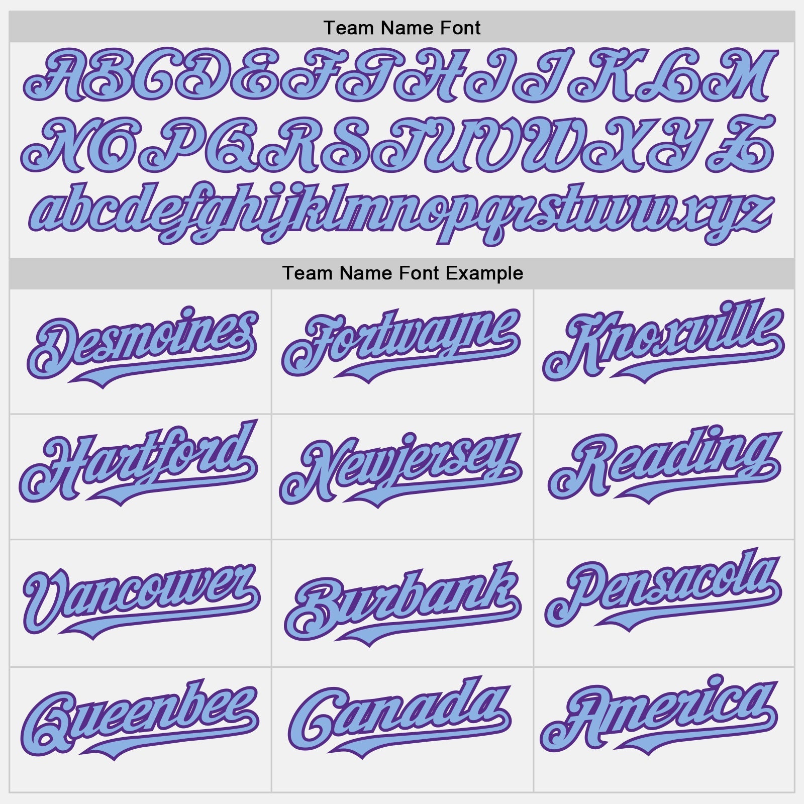 Custom White (Purple Light Blue Pinstripe) Purple-Light Blue Authentic Baseball Jersey - Sky-Custom