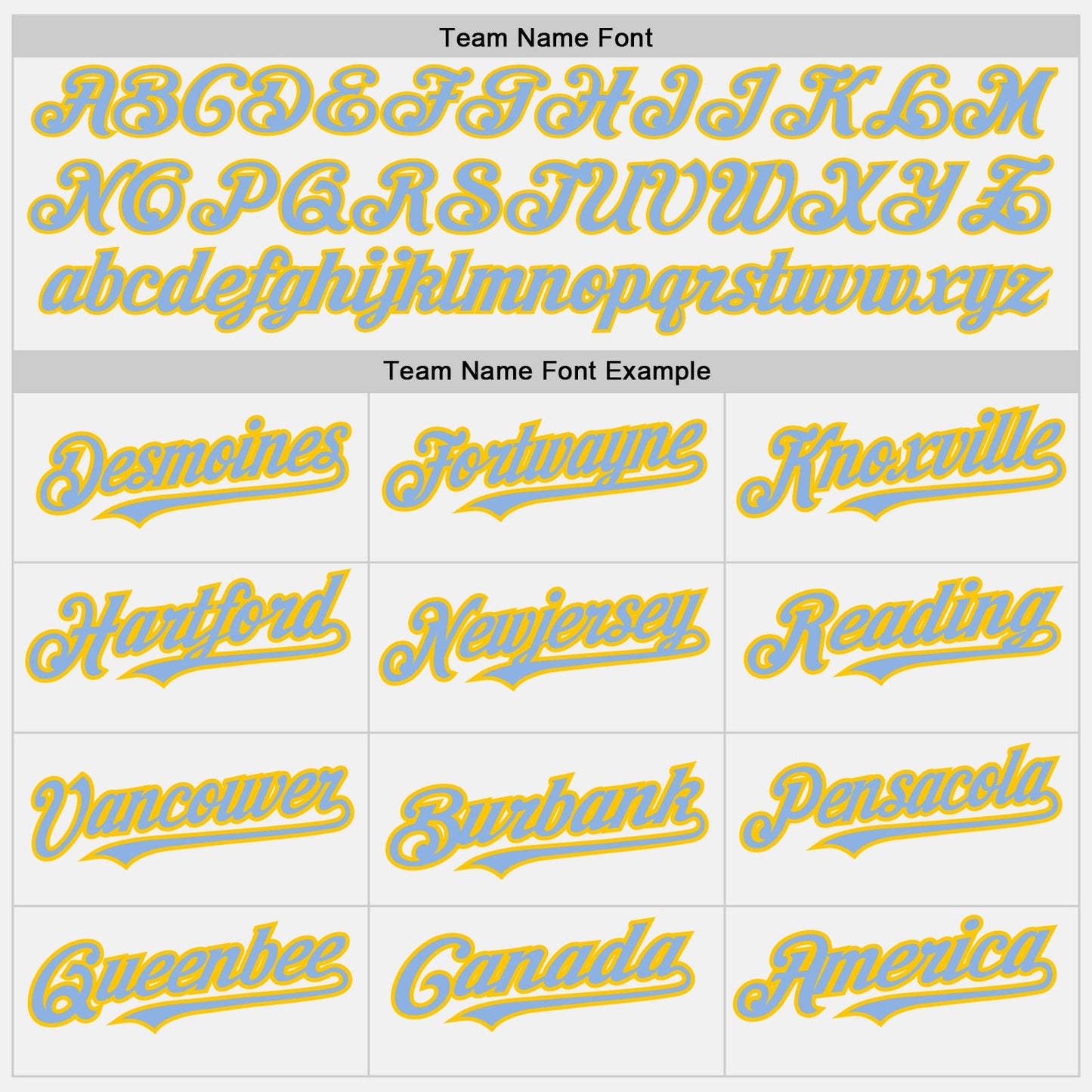 Custom White (Light Blue Yellow Pinstripe) Light Blue-Yellow Authentic Baseball Jersey - Sky-Custom