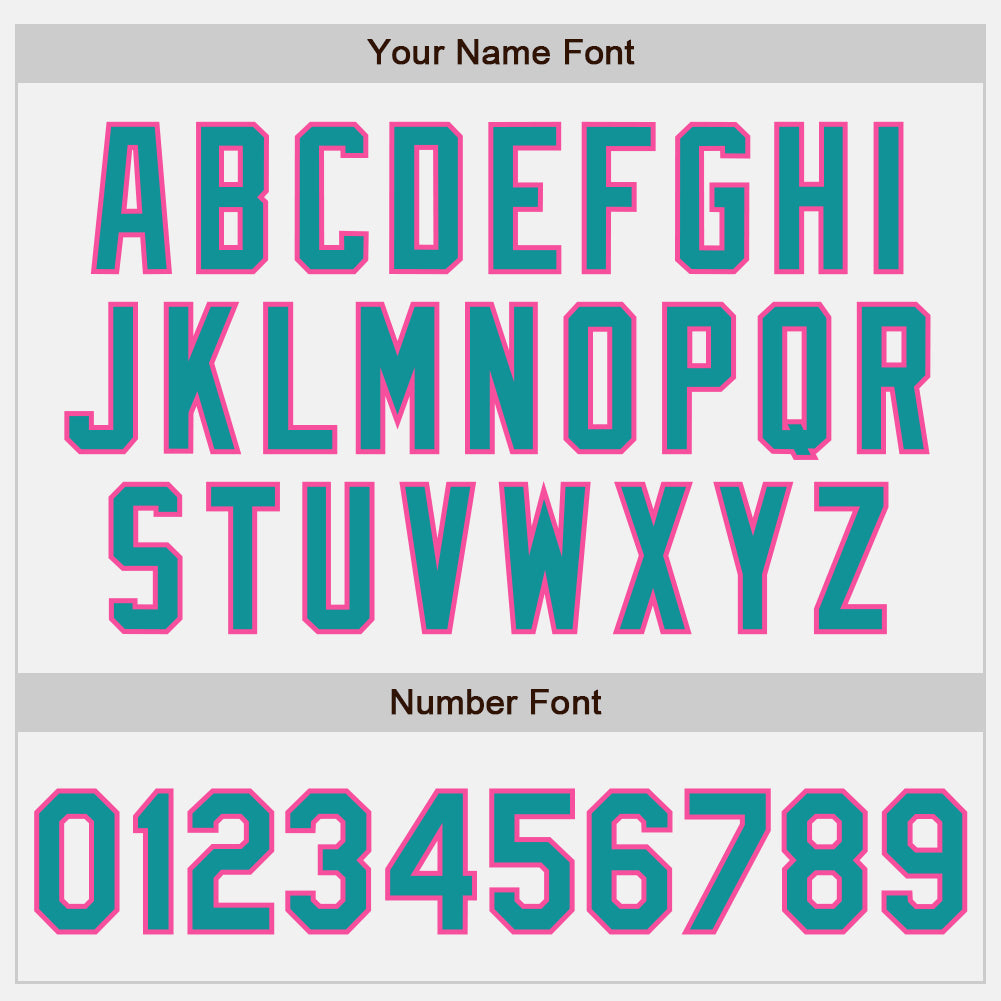 Custom White (Teal Pink Pinstripe) Teal-Pink Authentic Baseball Jersey - Sky-Custom