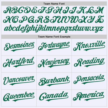Custom White Kelly Green Mesh Authentic Throwback Baseball Jersey - Sky-Custom