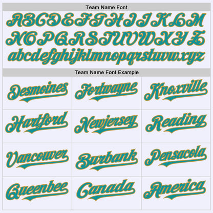 Custom White Teal-Old Gold Mesh Authentic Throwback Baseball Jersey - Sky-Custom