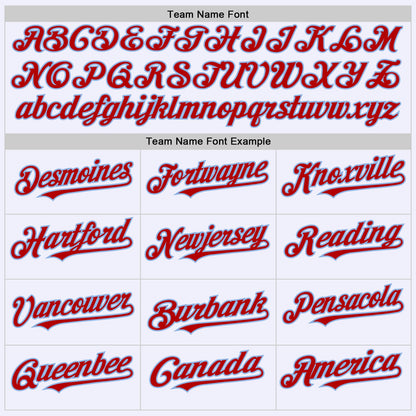 Custom White Red-Light Blue Mesh Authentic Throwback Baseball Jersey - Sky-Custom