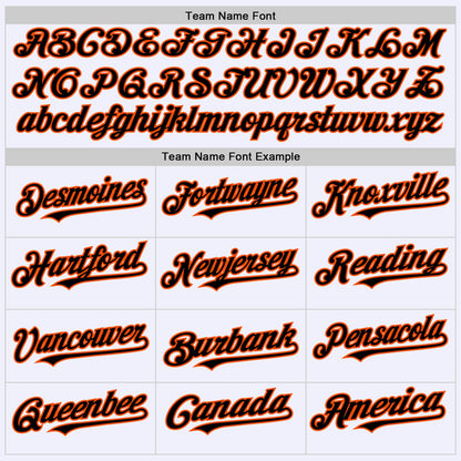 Custom White Black-Orange Mesh Authentic Throwback Baseball Jersey - Sky-Custom