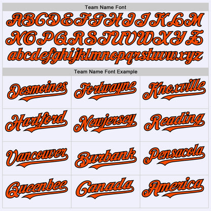 Custom White Orange-Black Mesh Authentic Throwback Baseball Jersey - Sky-Custom
