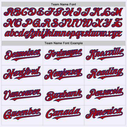 Custom White Red-Royal Mesh Authentic Throwback Baseball Jersey - Sky-Custom