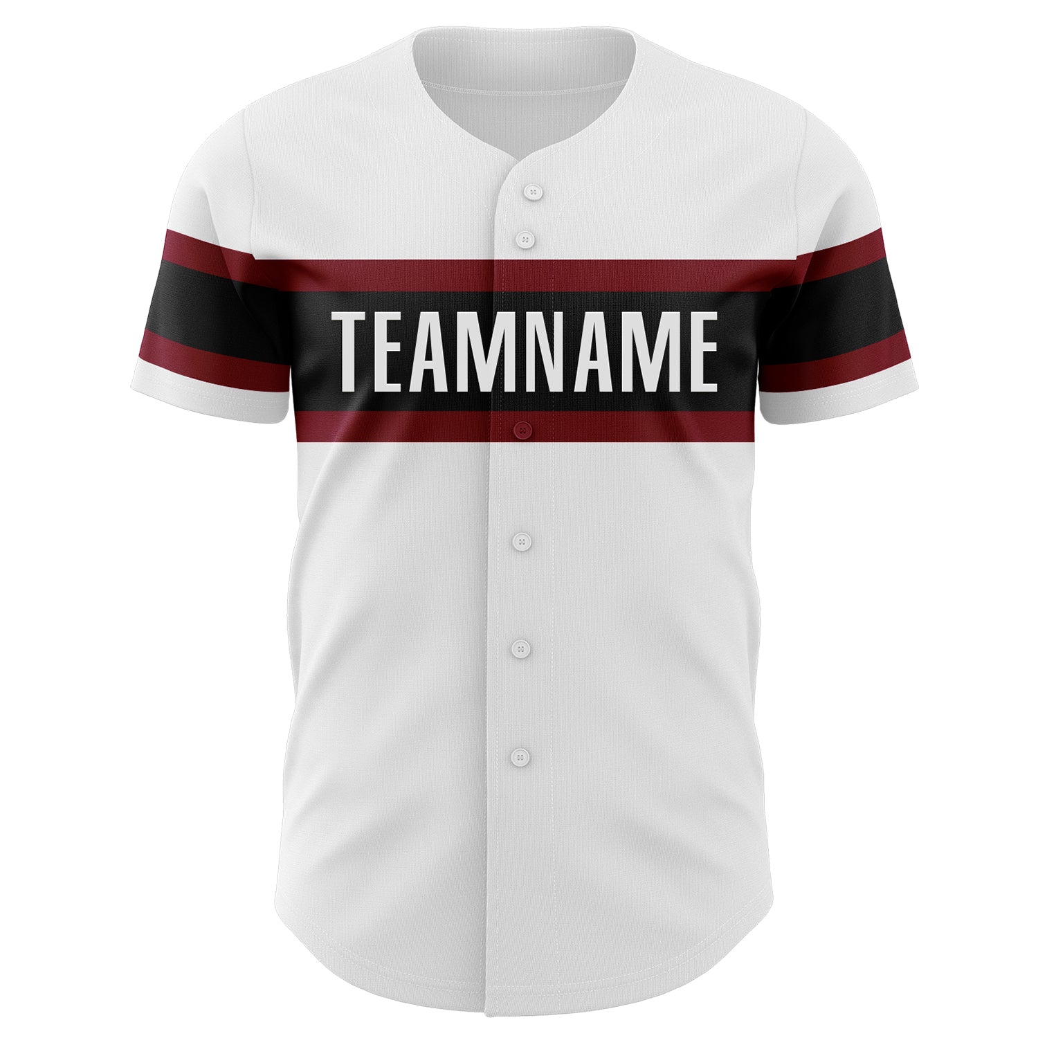 Custom White Vintage USA Flag Black-Maroon Authentic Baseball Jersey - Sky-Custom