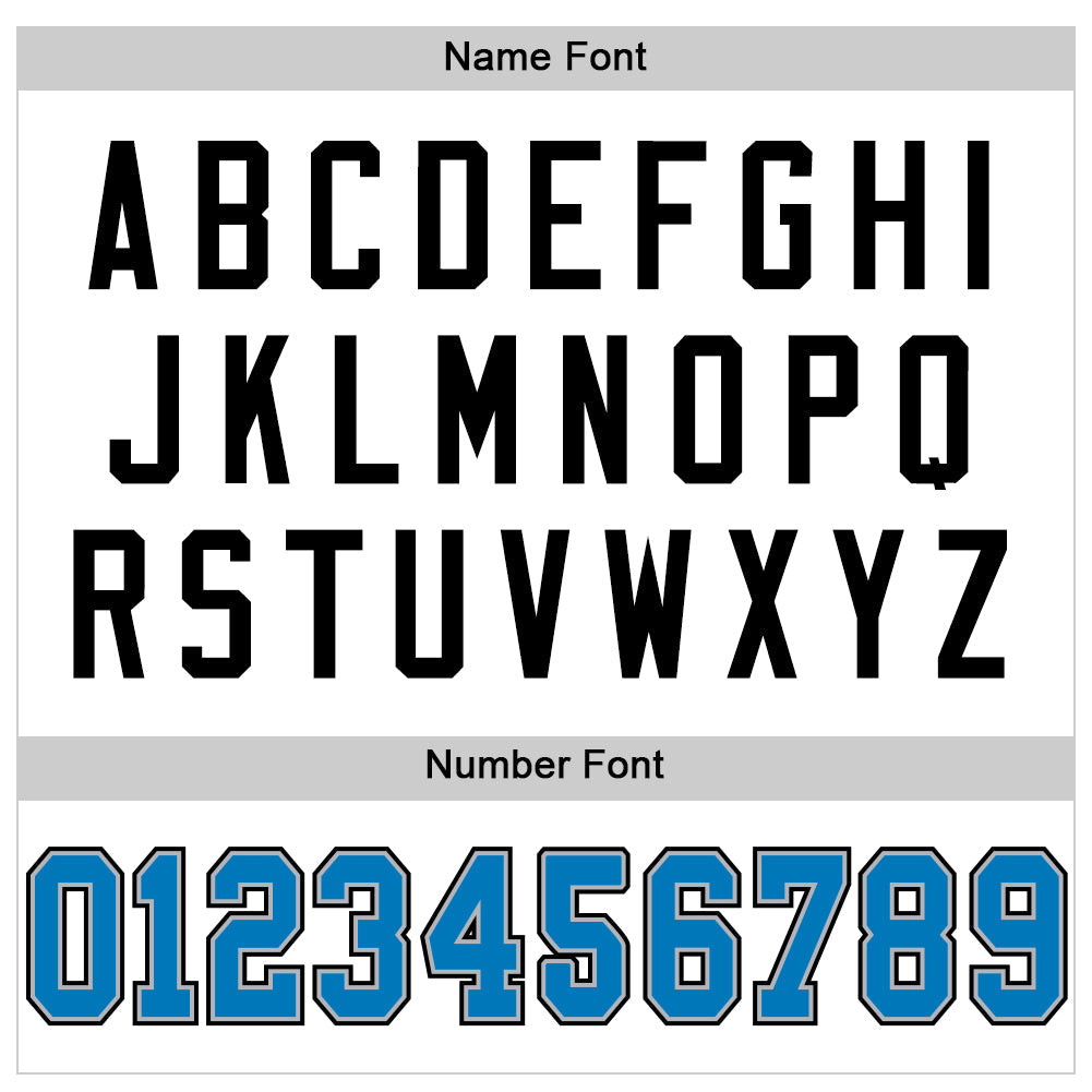 Custom White Blue Gray-Black Mesh Authentic Throwback Football Jersey - Sky-Custom