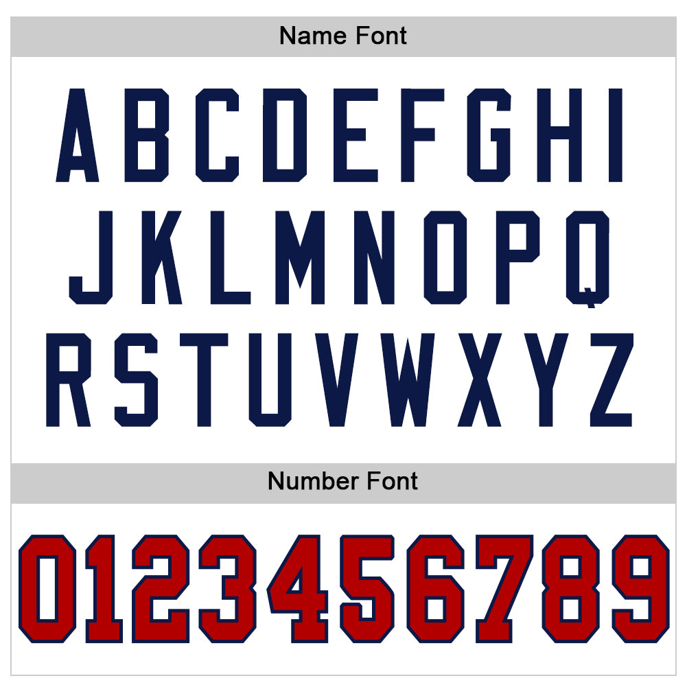 Custom White Red-Navy Mesh Authentic Throwback Football Jersey - Sky-Custom