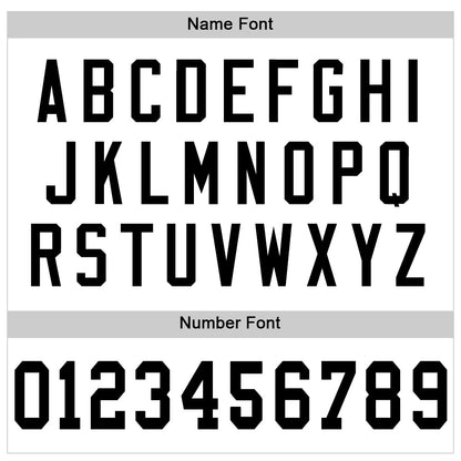 Custom White Black Mesh Authentic Throwback Football Jersey - Sky-Custom