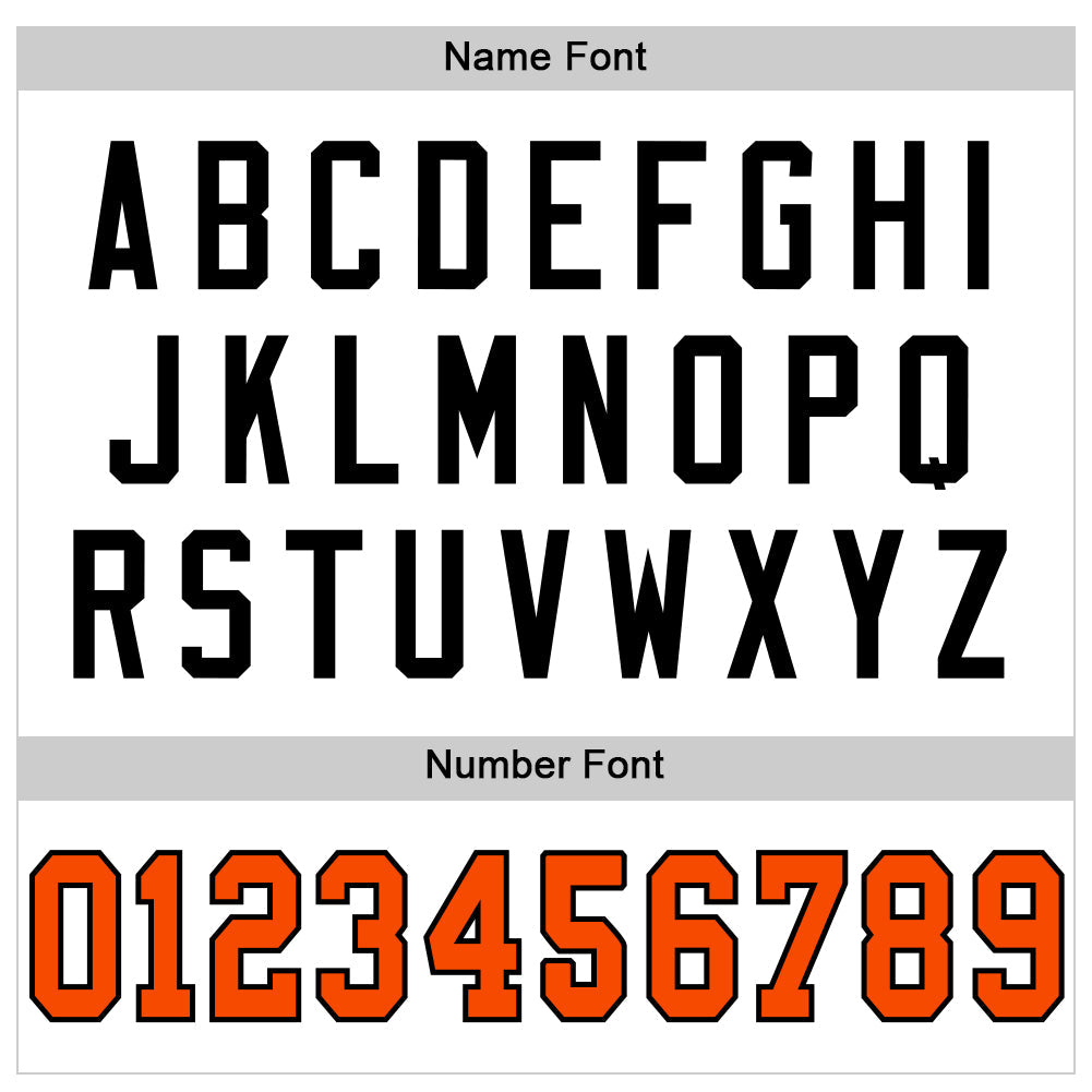 Custom White Orange-Black Mesh Authentic Throwback Football Jersey - Sky-Custom