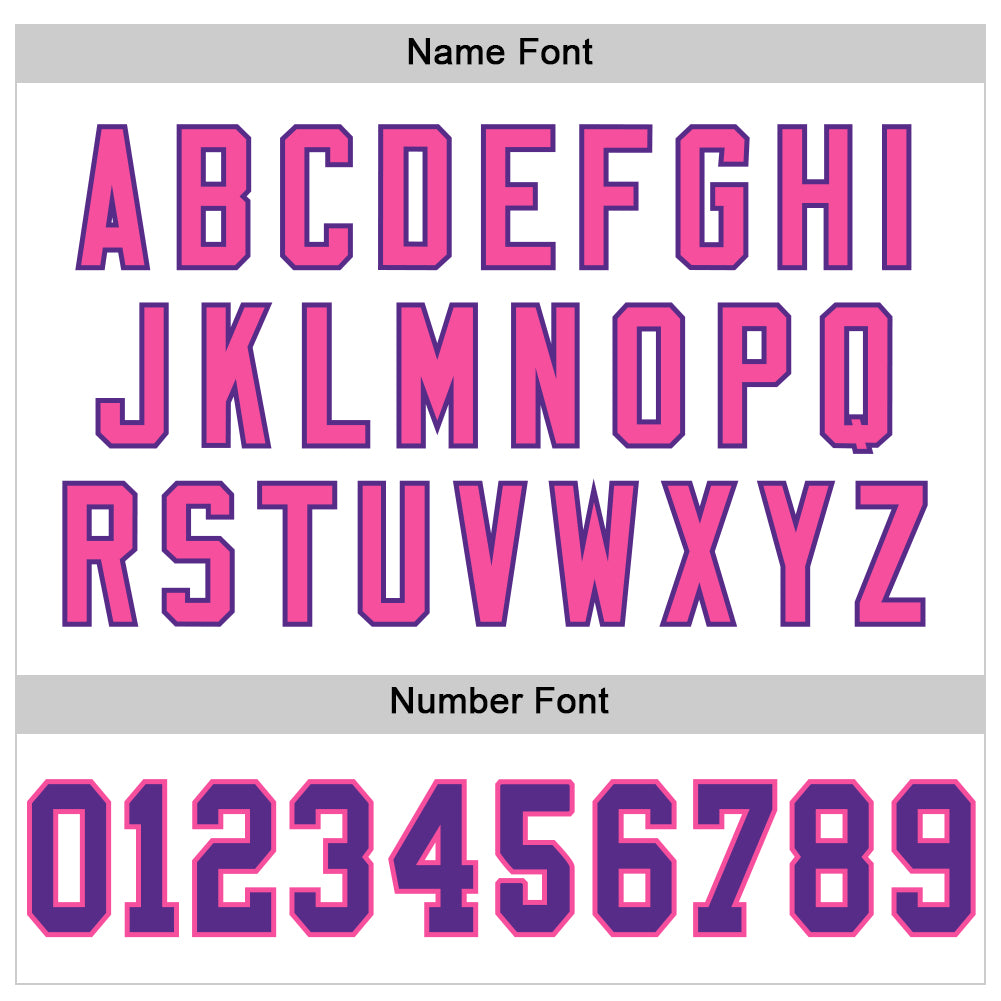 Custom White Purple Pink-Black Mesh Authentic Throwback Football Jersey - Sky-Custom