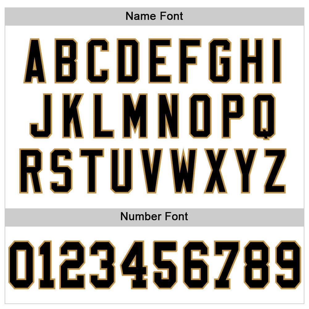 Custom White Black-Old Gold Mesh Authentic Throwback Football Jersey - Sky-Custom