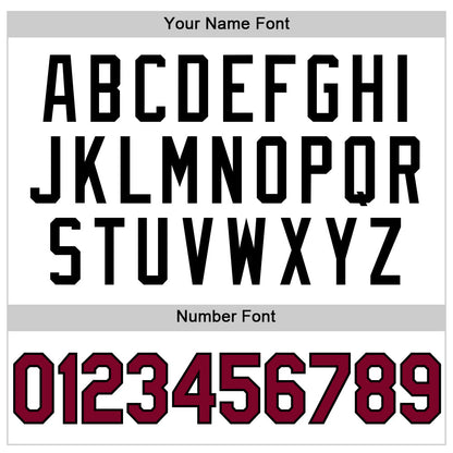 Custom White Maroon-Black Authentic Throwback Baseball Jersey - Sky-Custom