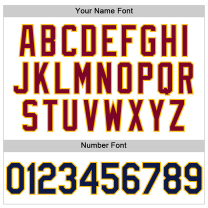 Custom White Navy-Gold Authentic Throwback Baseball Jersey - Sky-Custom