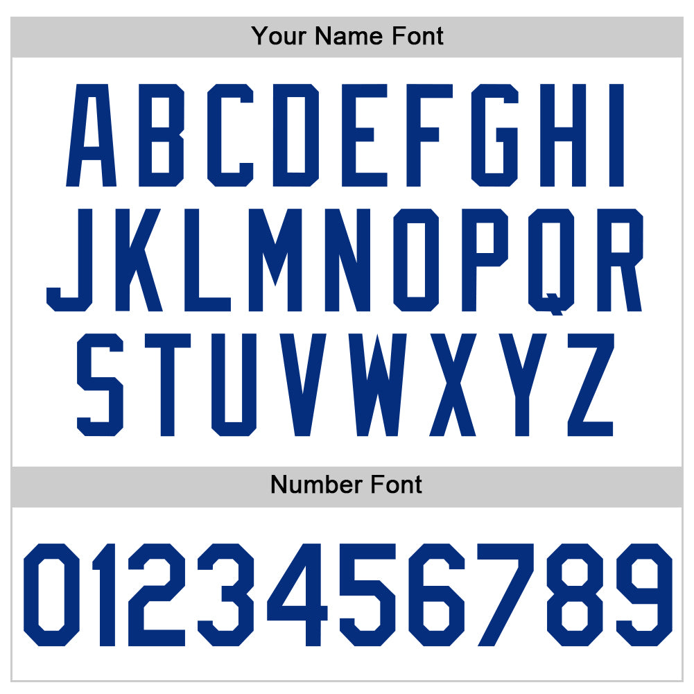 Custom White Royal Authentic Throwback Baseball Jersey - Sky-Custom