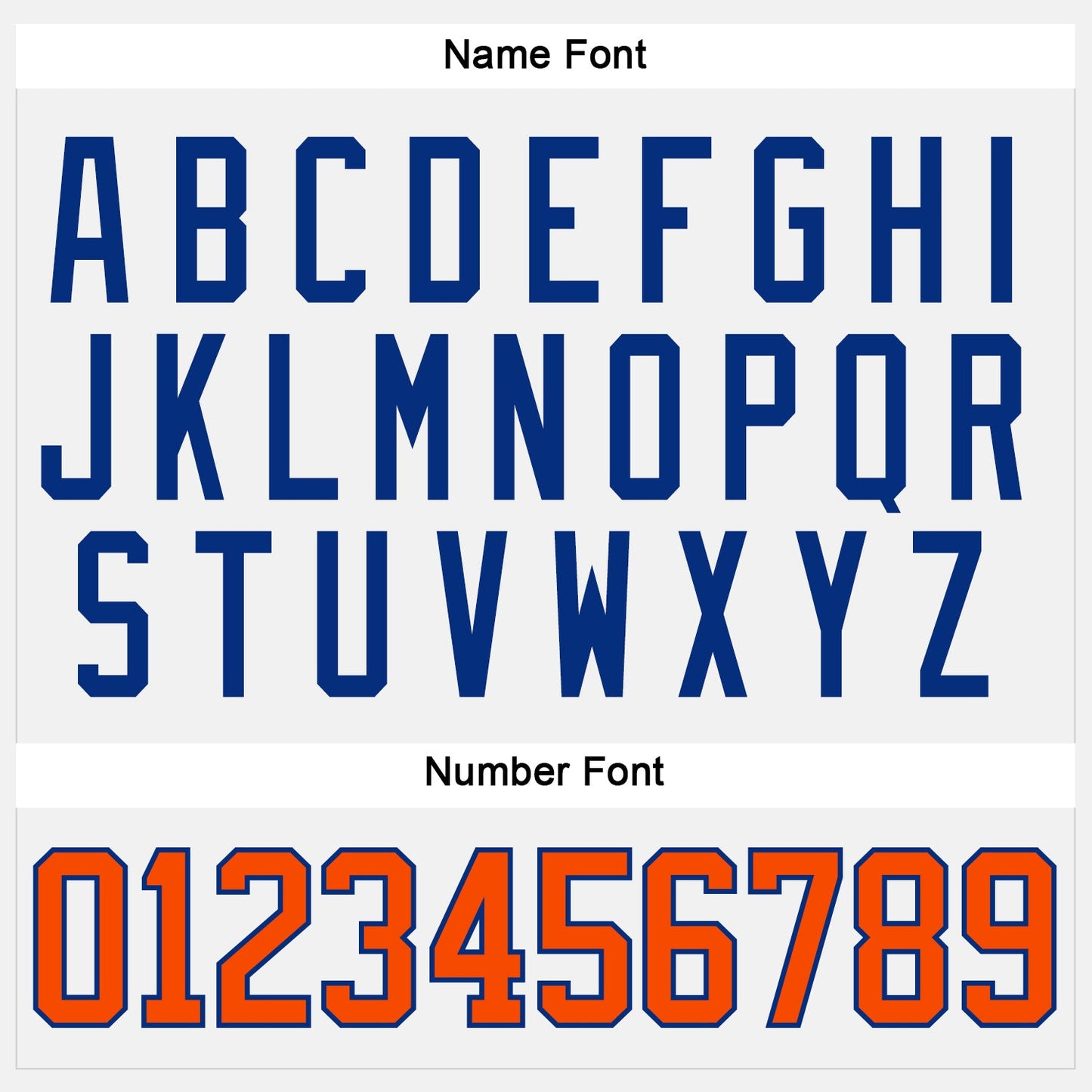 Custom White Orange-Royal Hockey Jersey - Sky-Custom